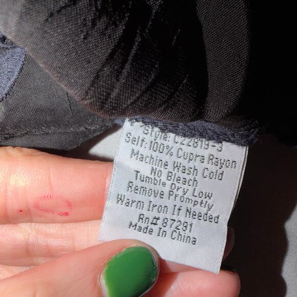 Johnny Was Black, Eyelet, Tunic Top- XS - Picture 5 of 8